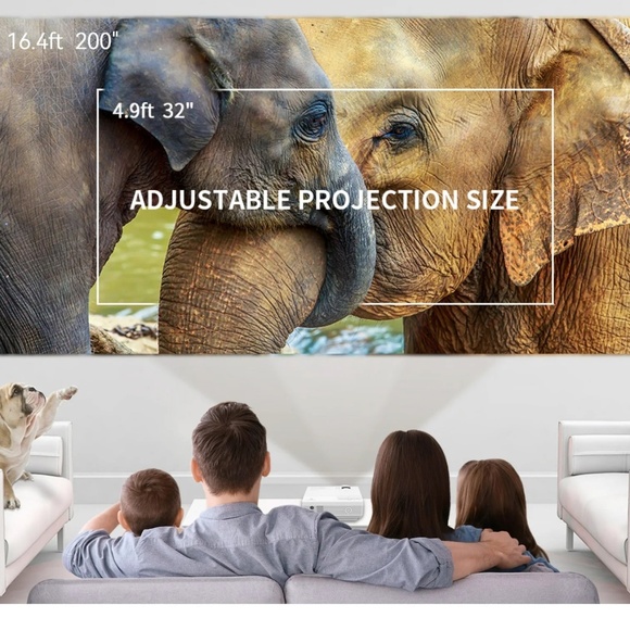 Vankyo Leisure 3 Projector with Case NWOT - Picture 6 of 6